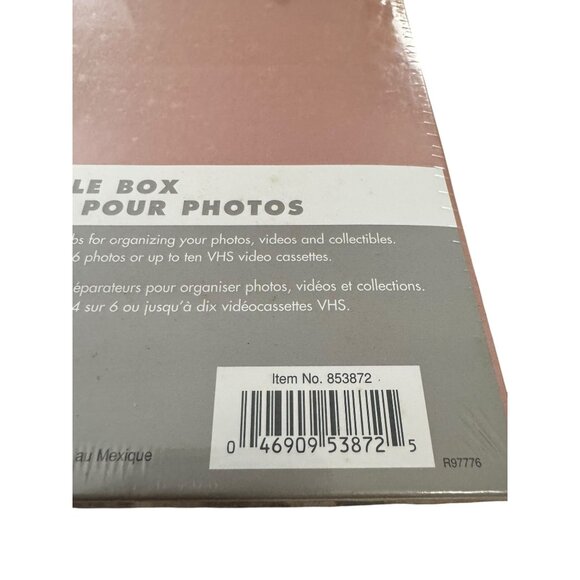 MBI Home Decor Collection Paisley Photo File Box With Index Cards & Dividers - Picture 8 of 10